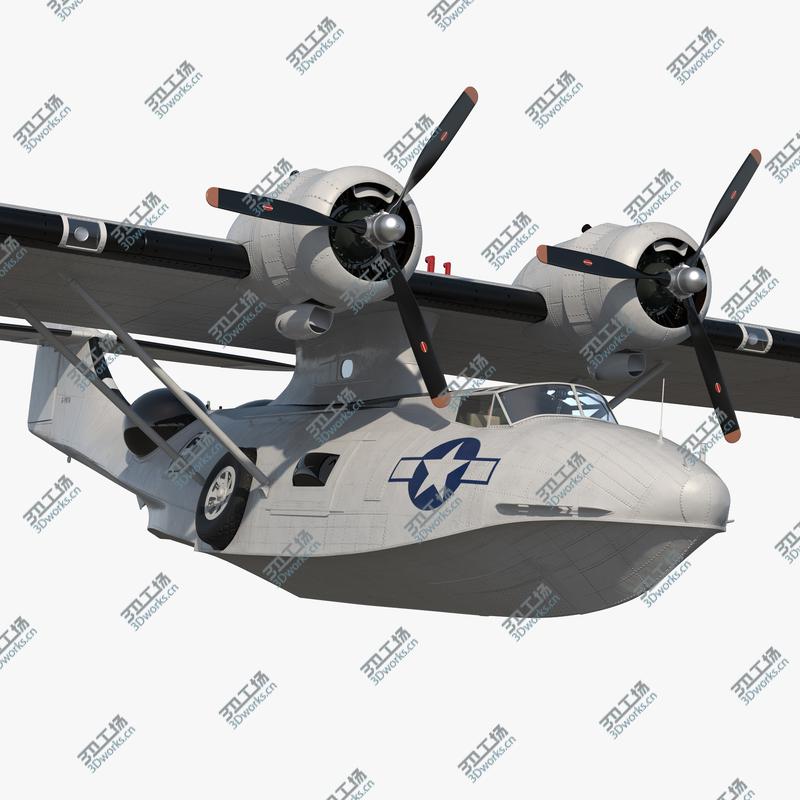 images/goods_img/20210319/Flying Boat Consolidated PBY Catalina WWII 3D model/1.jpg